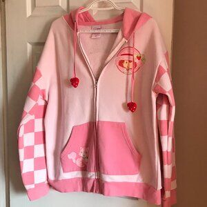Strawberry Shortcake Hoodie LG Hot Topic